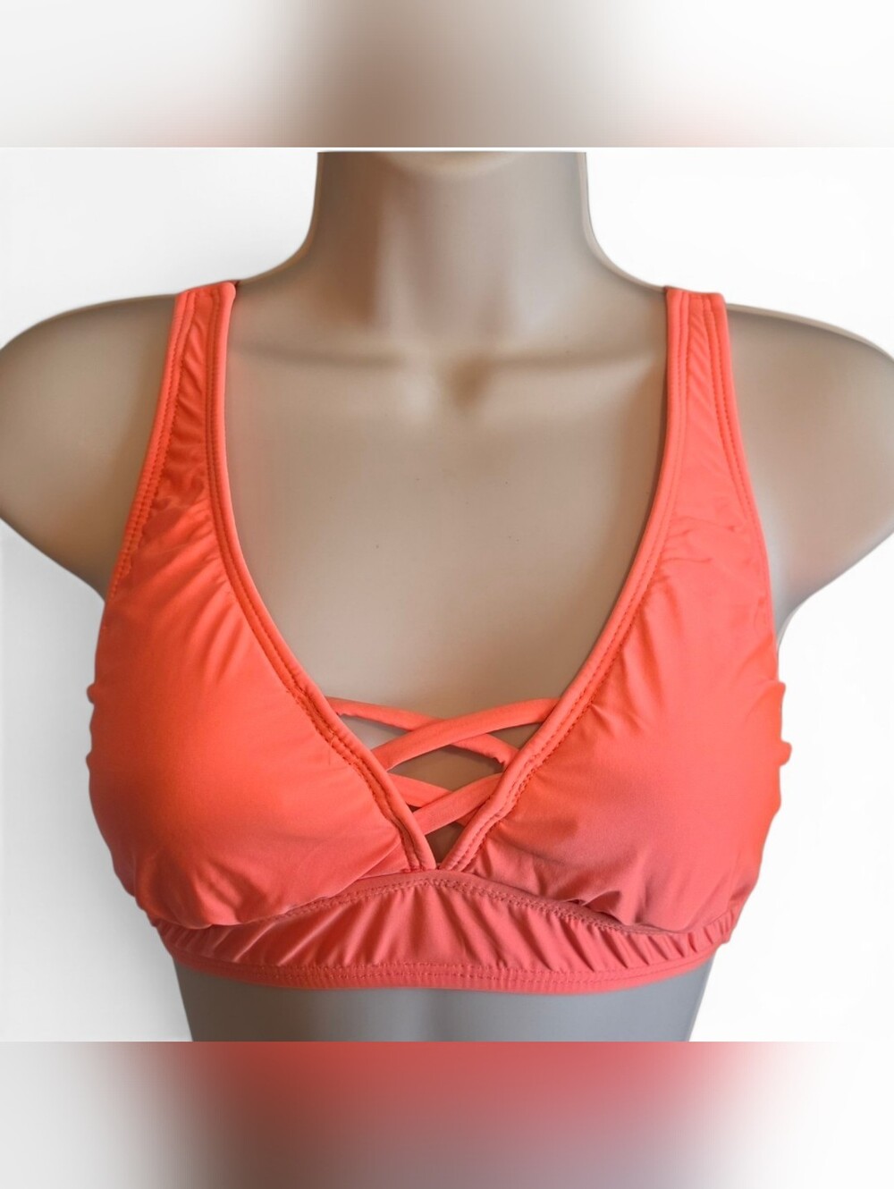 Antonio Melani Coral Strappy Bikini Top Size Small